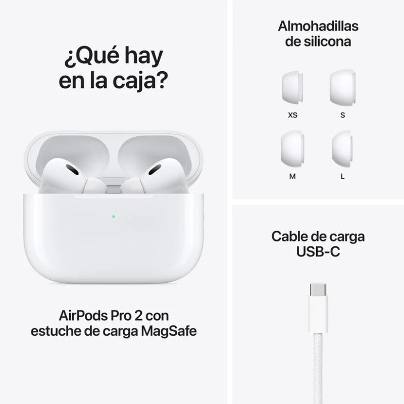 Apple AirPods Pro (2.ª generación) con estuche MagSafe USB